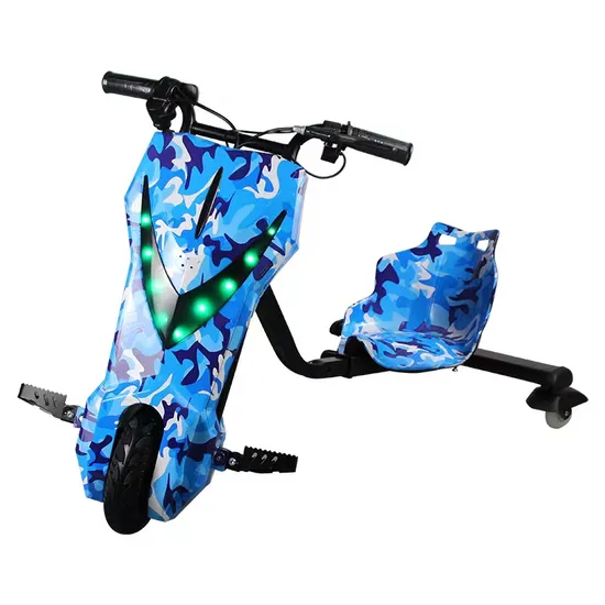 250W 4.4ah Kids 3 Wheels Electric Tricycle 60 Smart Drifting Scooter Electric Drift Scooter 