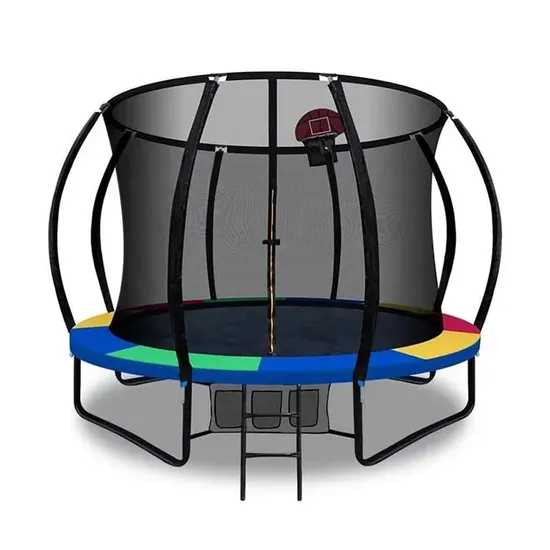Outdoor Folding Kids Trampoline with Enclosure Safety Net for Sale Cheap Price 6FT 8FT 10FT 12FT 14FT 15FT 16FT Gel Unisex Steel